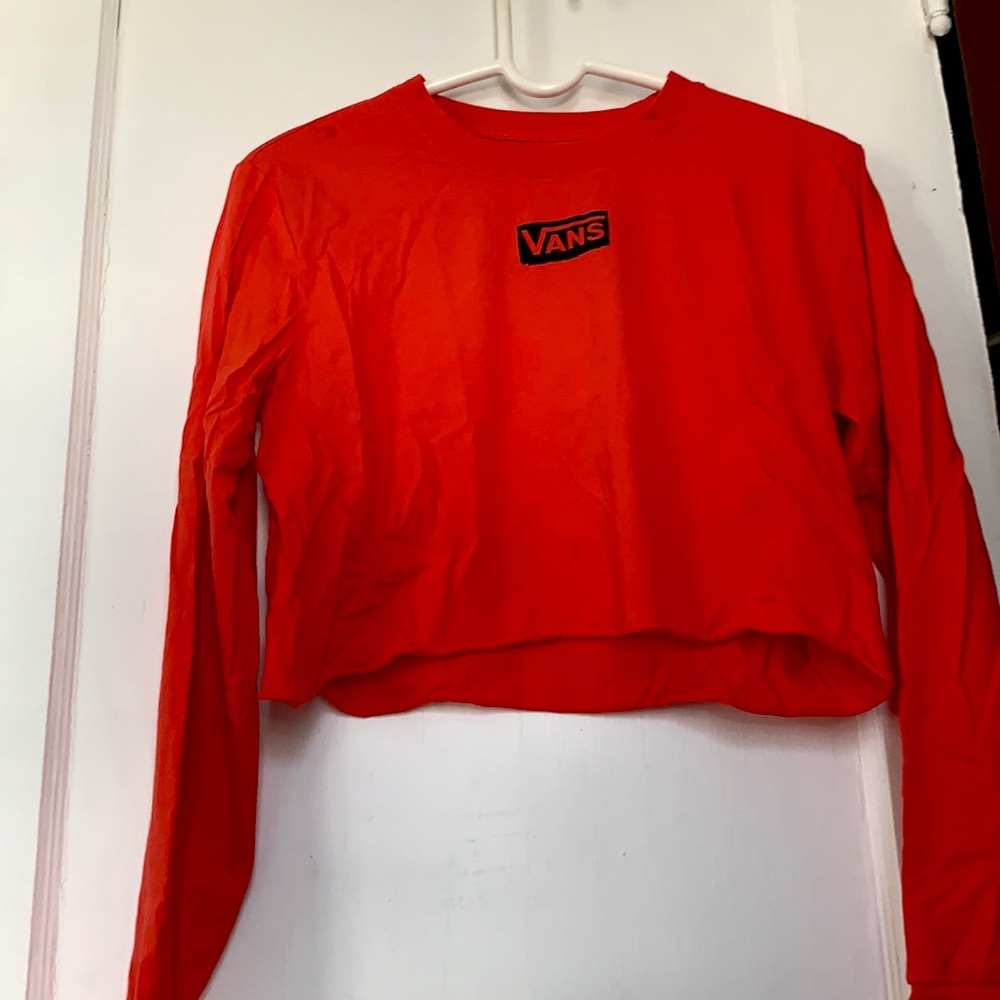 Long Sleeve Vans CropTop for woman